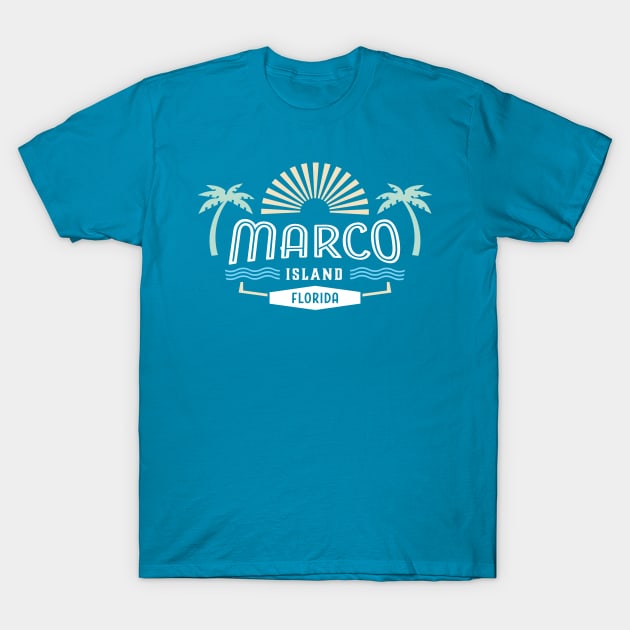 Marco Island Florida T-Shirt by AntiqueImages